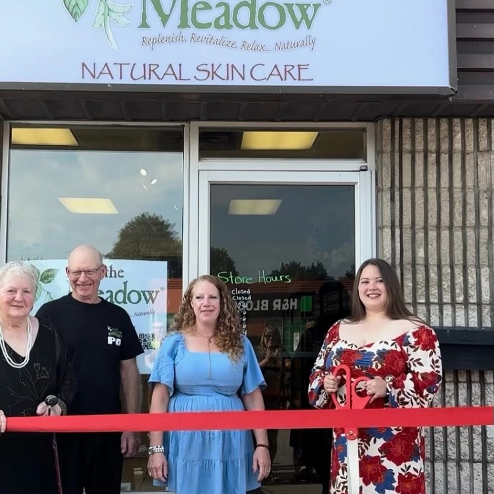 Ribbon cutting at the From the Meadow store