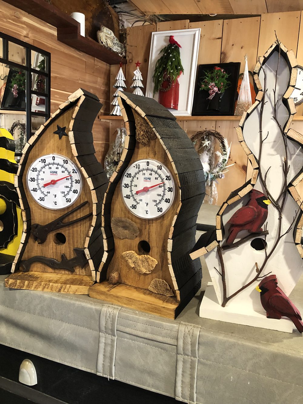 Wooden clocks and crafts